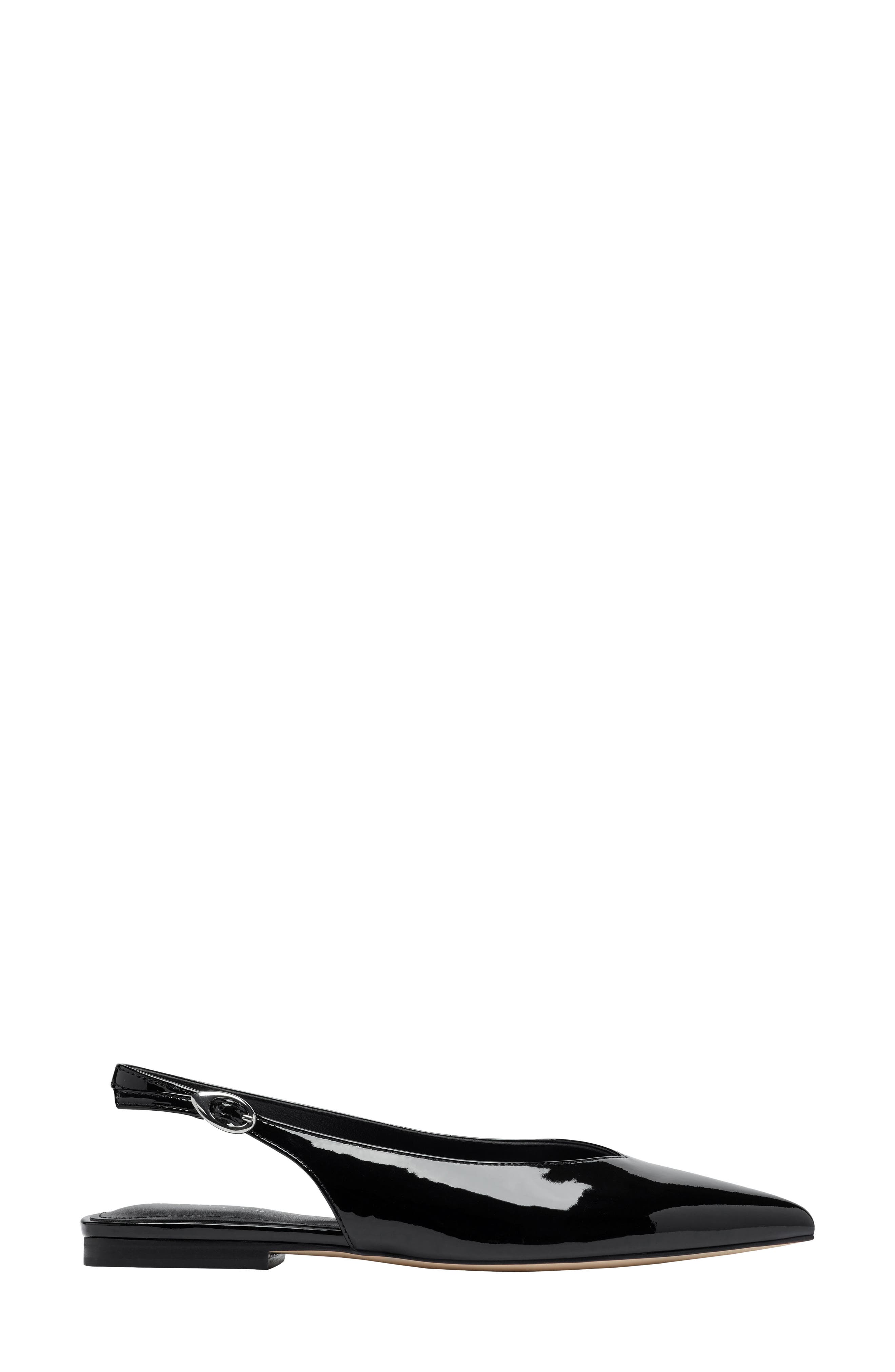 Marc Fisher LTD Gabra Pointed Toe Slingback Flat, Alternate, color, 