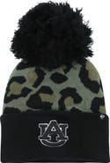 '47 Women's '47 Hunter Green Auburn Tigers Bagheera Cuffed Knit Hat with Pom