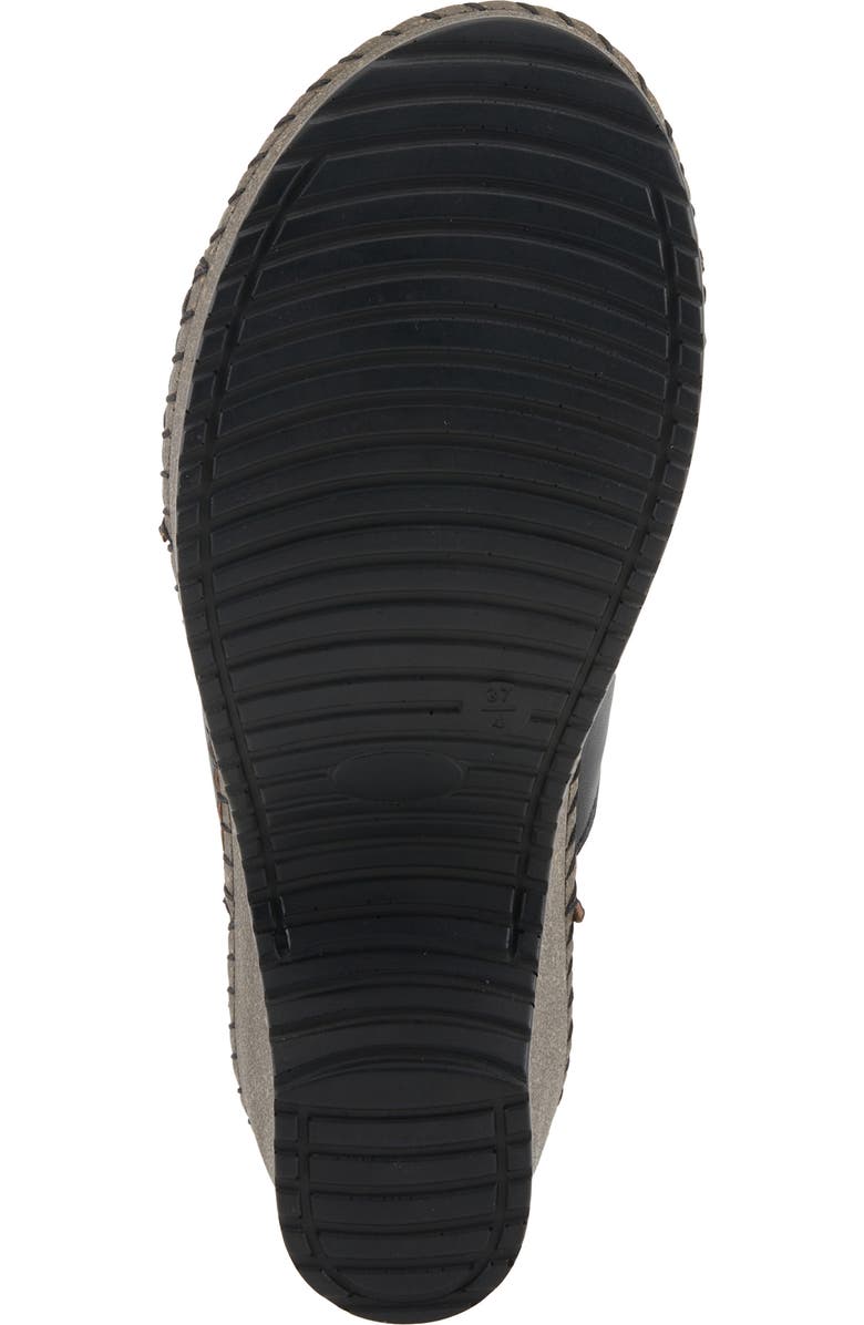 Spring Step Deltana Platform Slide Sandal, Alternate, color, Black