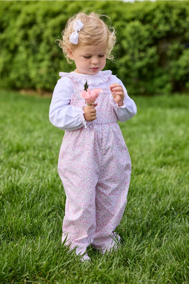 Kids' Floral Ruffled Hem Overall, Alternate, color, Windemere Floral