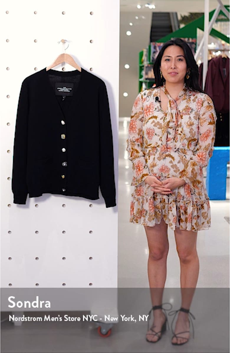 The Jeweled Button Cardigan, sales video thumbnail