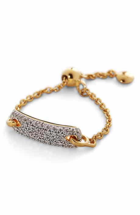 Monica Vinader Havana Adjustable Diamond Friendship Bracelet