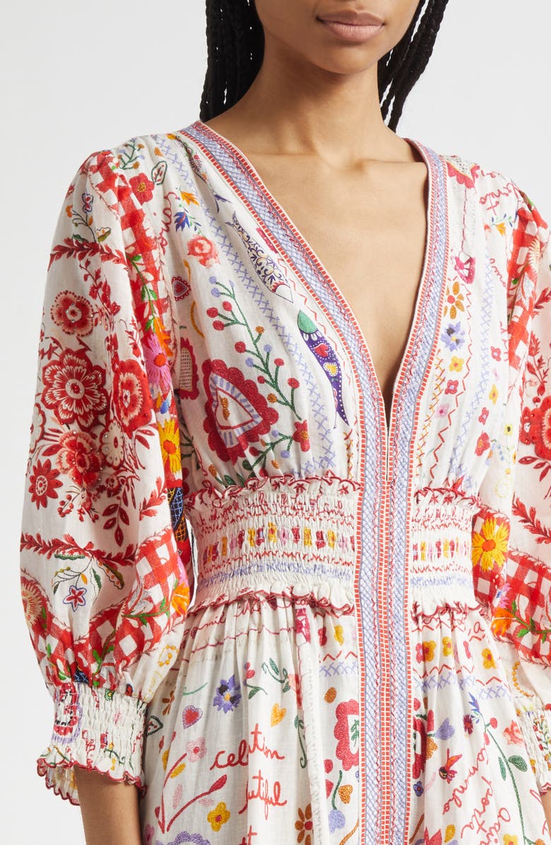 Camilla Shirred Waist Linen Maxi Dress, Alternate, color,