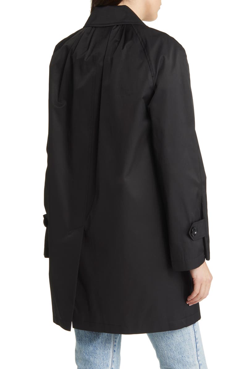 Sam Edelman Mac Water Repellent Cotton Blend Raincoat, Alternate, color,