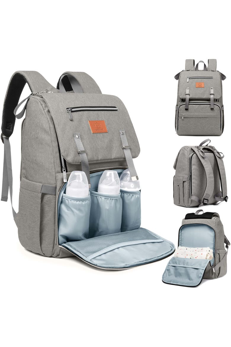 Explorer Diaper Bag, Main, color, Classic Gray