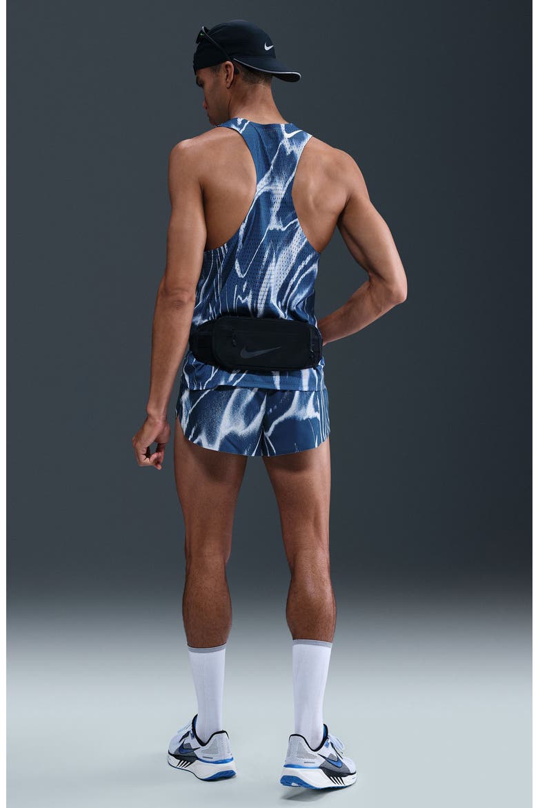 AeroSwift Dri-FIT ADV Running Singlet, Alternate, color, COASTAL BLUE/ WHITE