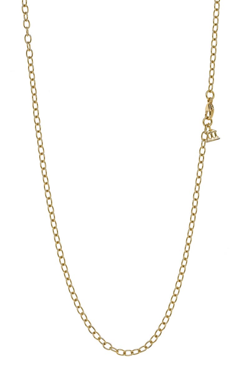 Small Chain Necklace, Main, color, YELLOW GOLD