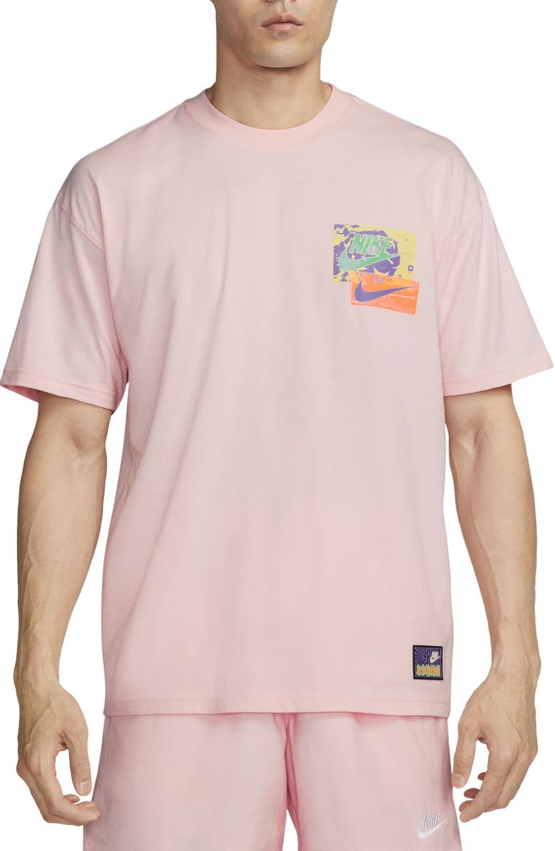 Nike Max90 Festival Graphic T-Shirt, Main, color, Pink Bloom