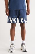 PURPLE BRAND Cotton Fleece Shorts
