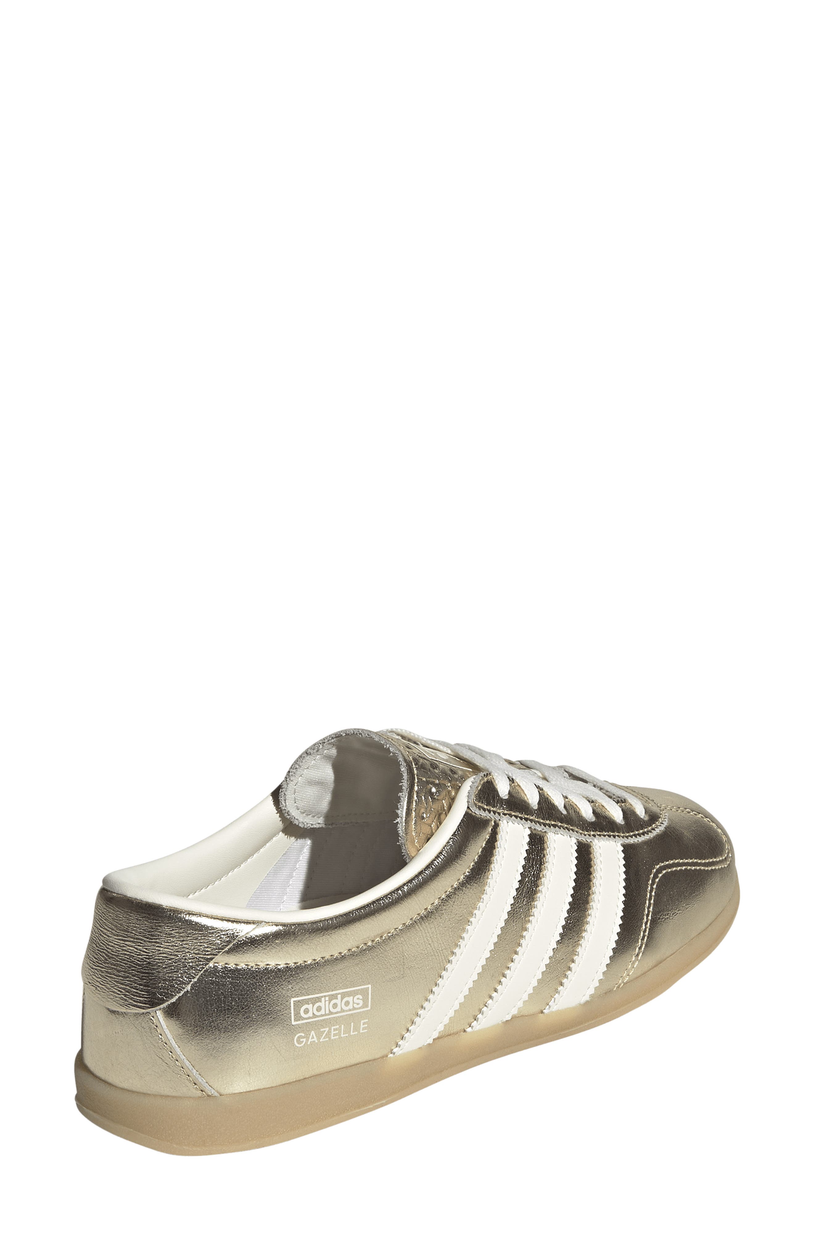 Gazelle Lo Pro Sneaker, Alternate, color, GOLD MET./ OFF WHITE/ GUM 3