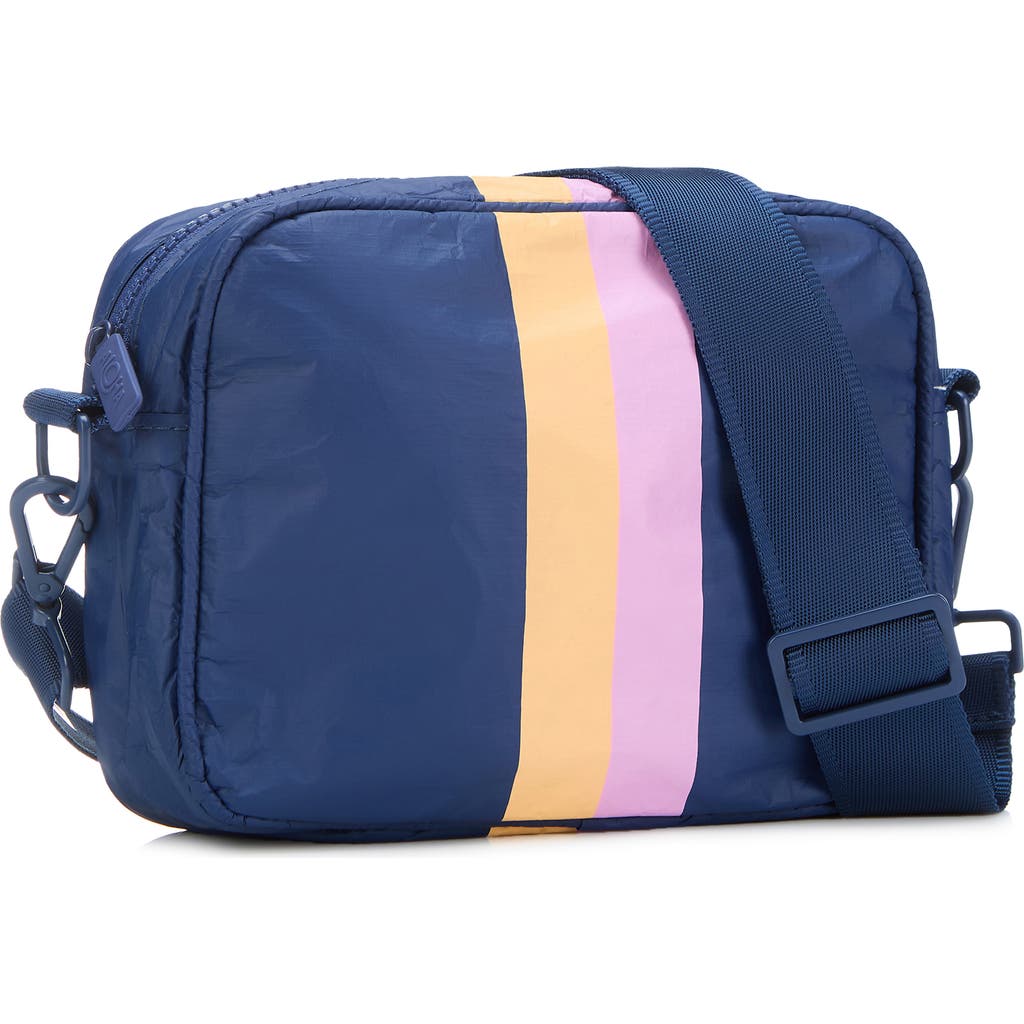 Aloha Collection Le Voyageur Le Tour Water Resistant Tyvek® Crossbody Bag in Neon Moon/Navy