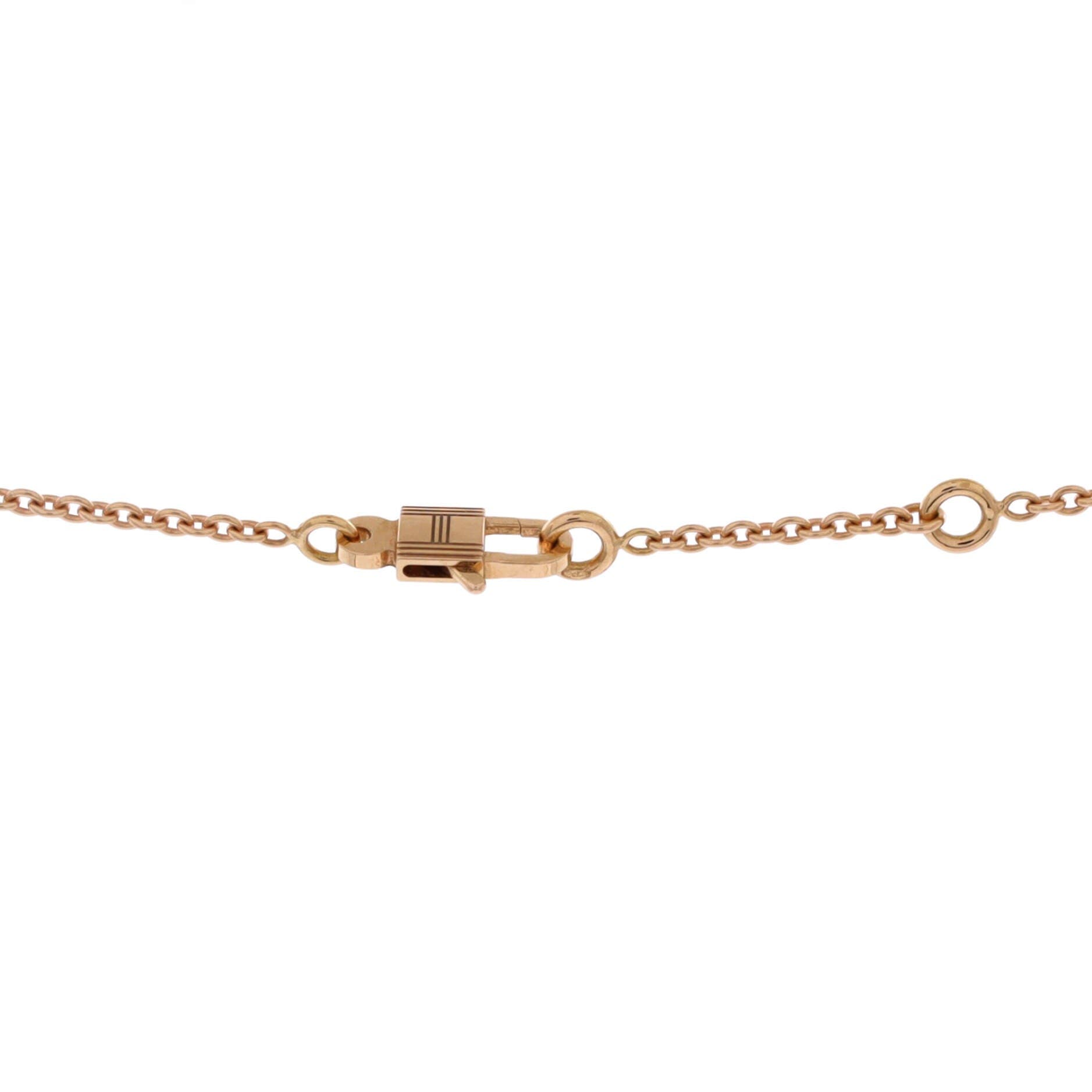 Birkin Amulette Pendant Necklace 18K Rose Gold with Diamond, Alternate, color, Metallic Gold