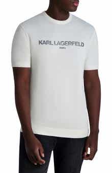 KARL LAGERFELD PARIS Logo Short Sleeve Sweater