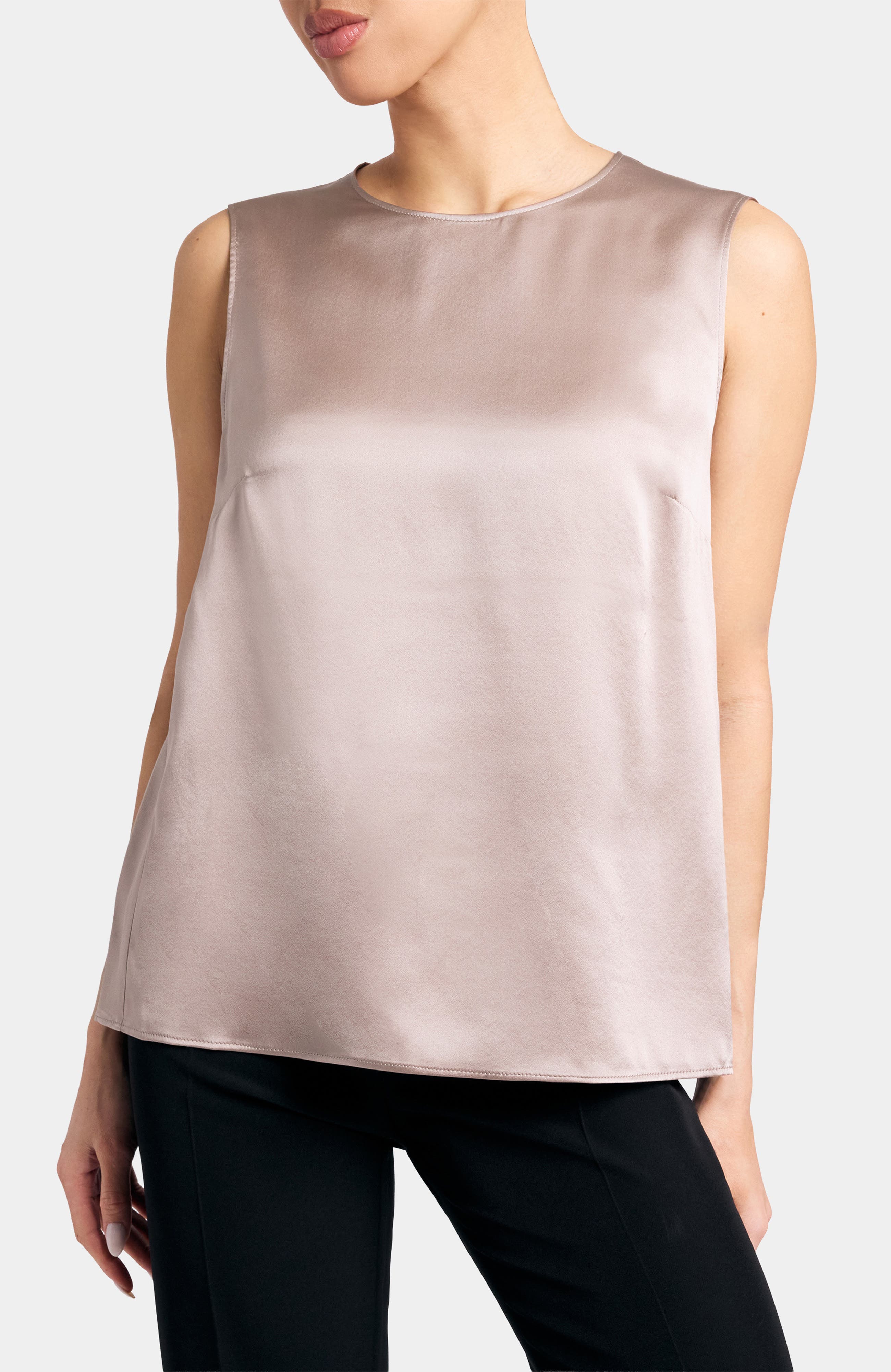 Demi Sleeveless Top in Silk Charmeuse - image 4