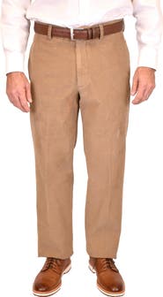 Berle Flat Front Corduroy Dress Pants
