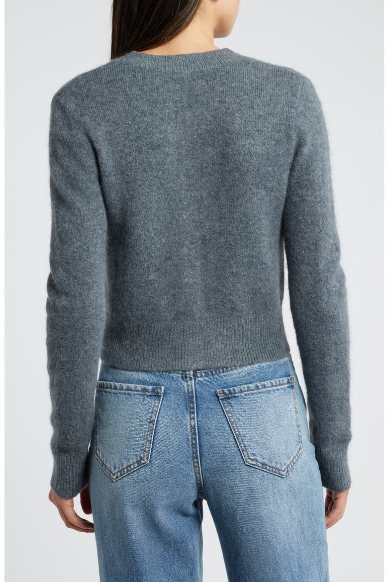 Matilda Button-Up Cardigan, Alternate, color, CHARCOAL