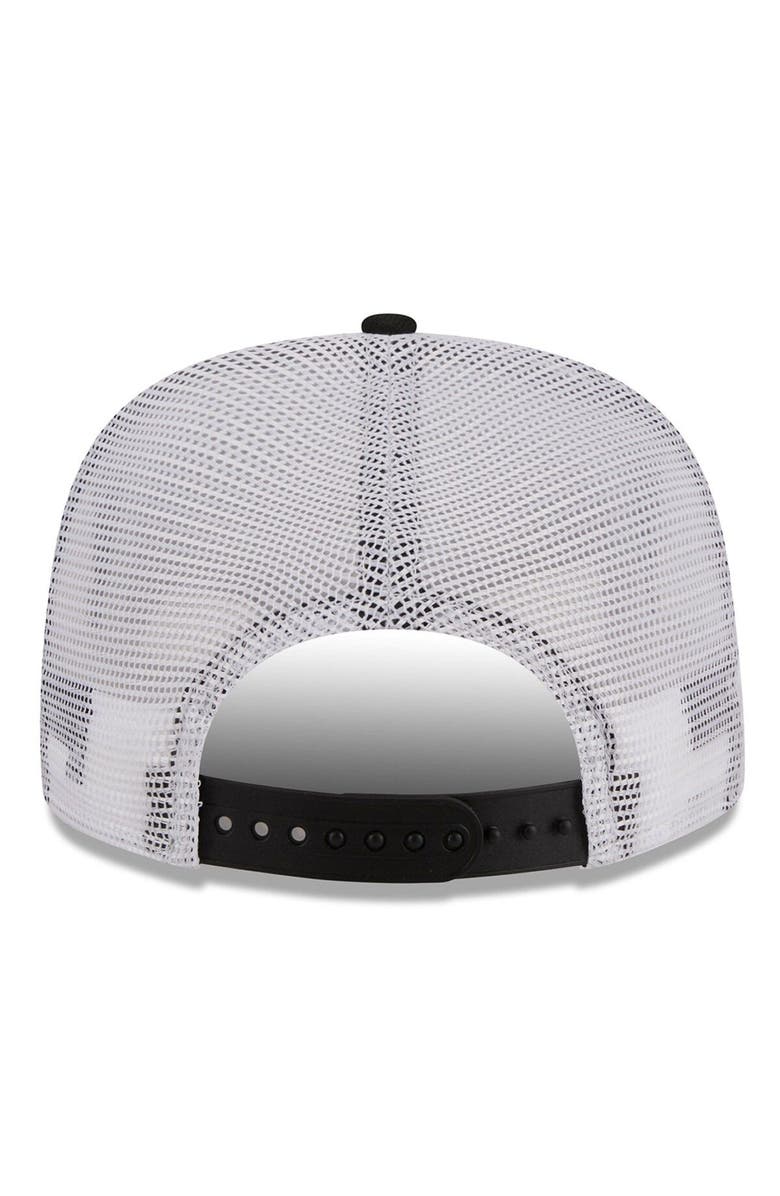 New Era Men's New Era Black/White Pittsburgh Steelers Original Classic Golfer Adjustable Hat, Alternate, color,