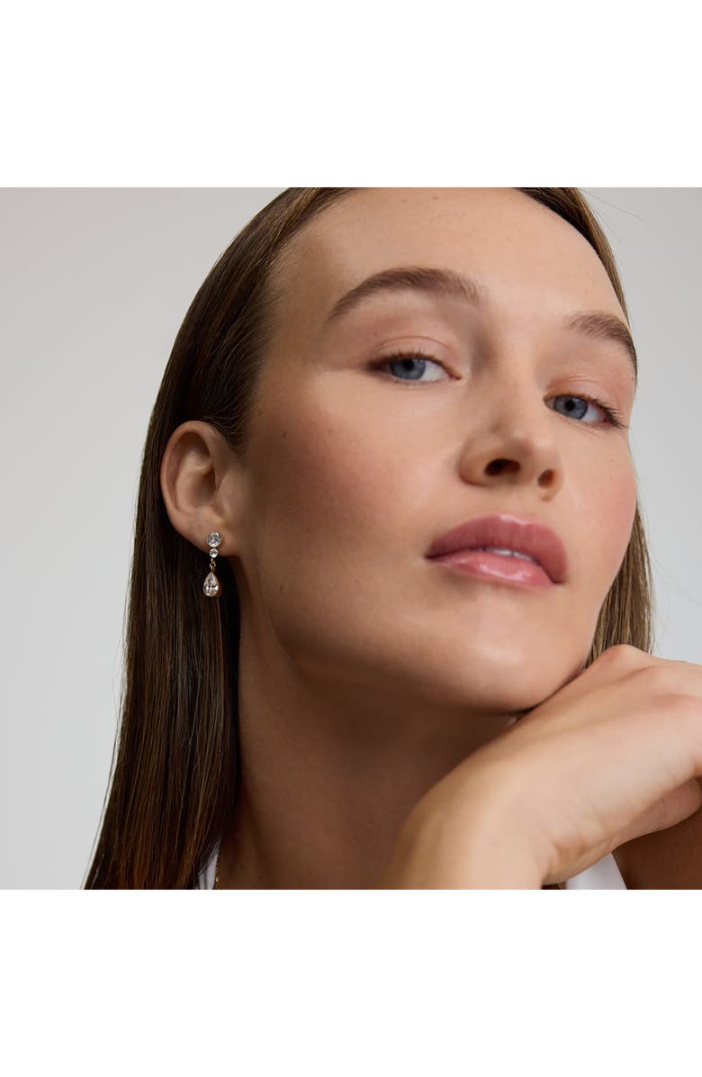 D.LOUISE Pear Drop Earrings, Alternate, color, Gold