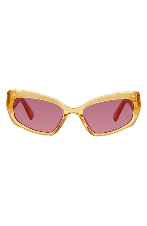 55mm Rectangular Sunglasses