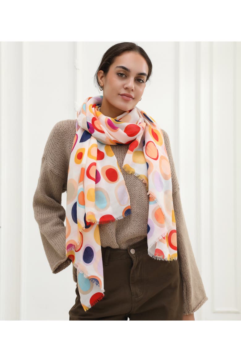 The Opal Lightweight Scarf, Alternate, color, Orange