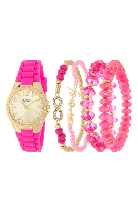 Silicone Strap Watch, 36mm