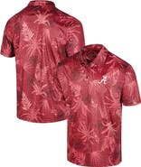 COLOSSEUM Men's Colosseum Crimson Alabama Crimson Tide Big & Tall Palms Polo