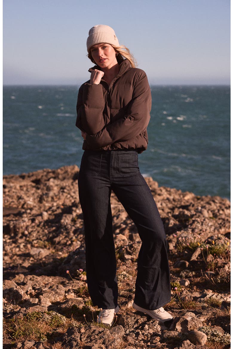 Moontide Bonded Puffer Jacket, Alternate, color, COFFEE GROUNDS