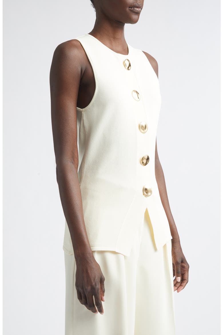 Happer Button-Up Sweater Vest, Alternate, color, 000102 IVORY