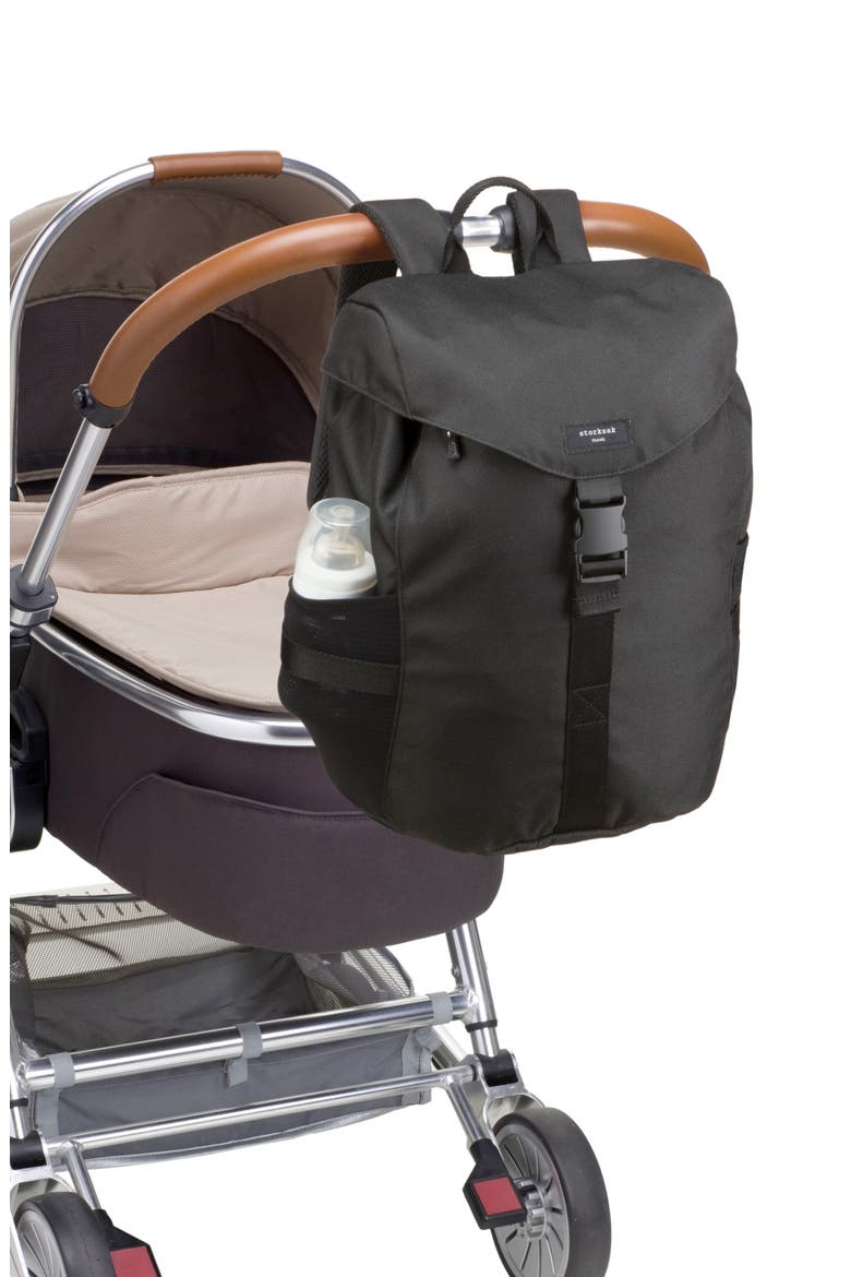 Water Resistant Diaper Backpack, Alternate, color, BLACK