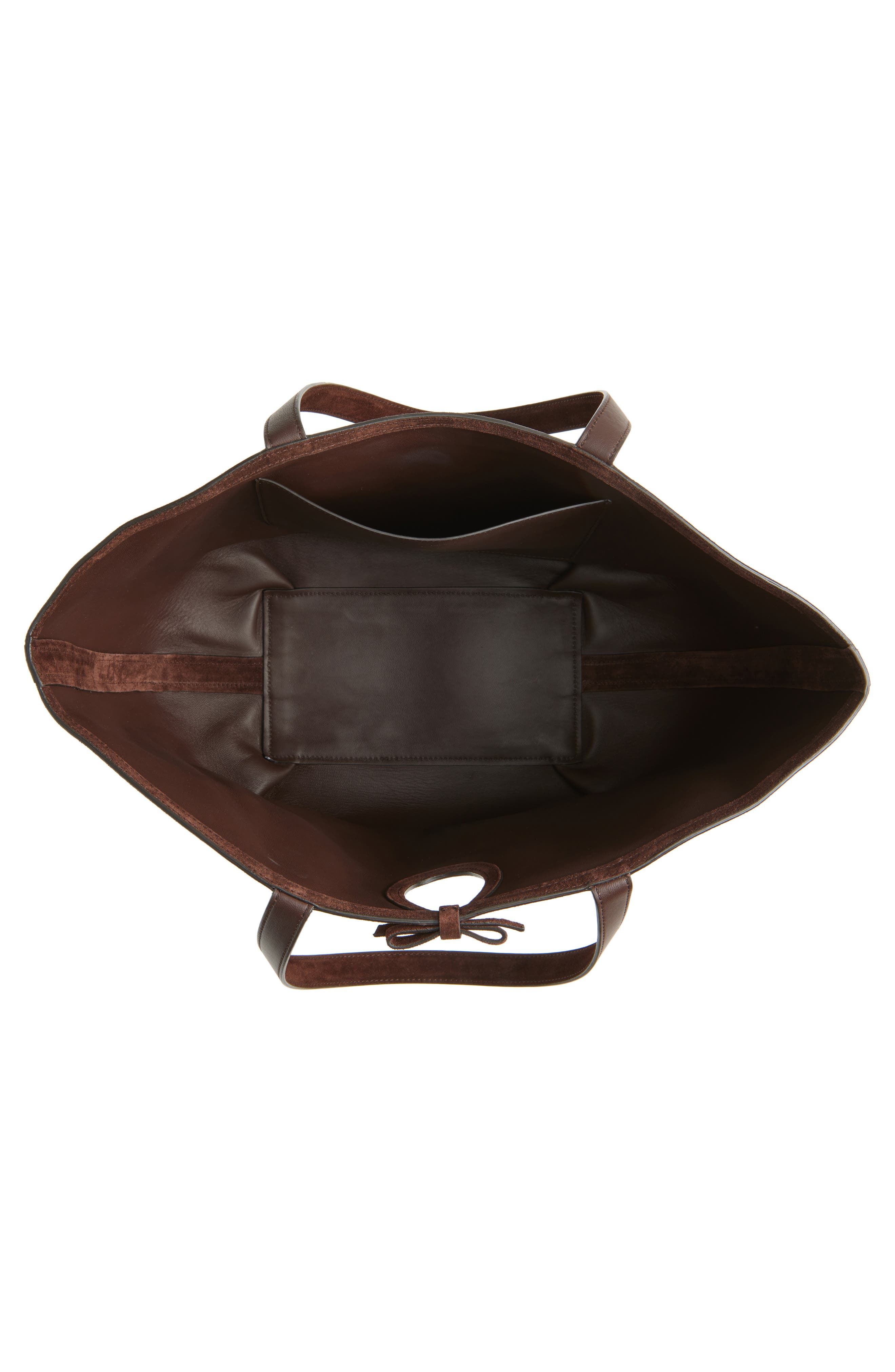 Reformation Large Regina Tote, Alternate, color, Espresso Suede