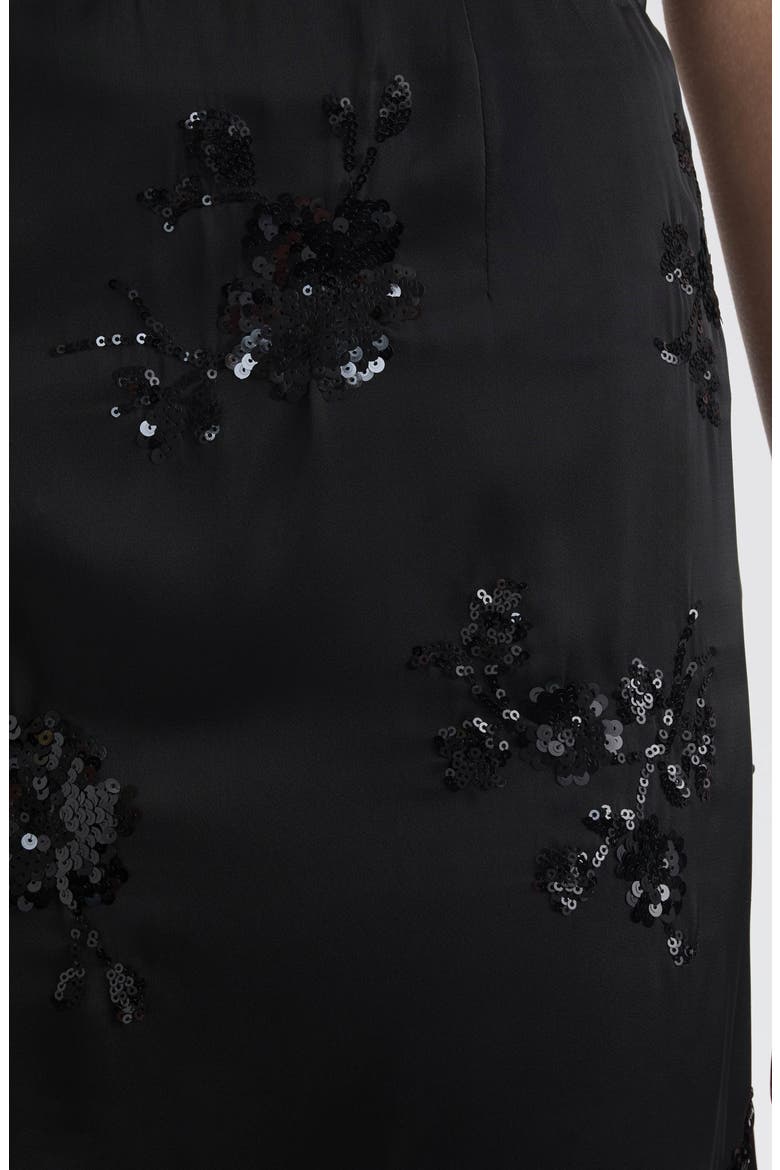 Sequin Embellished Slip Skirt, Alternate, color, BLACK