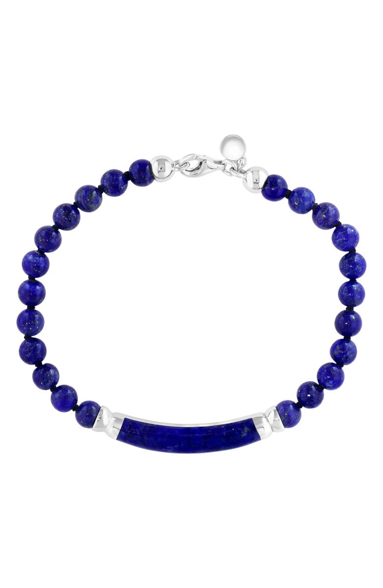 EFFY Men's Lapis Lazuli Beaded Bracelet, Alternate, color, Blue