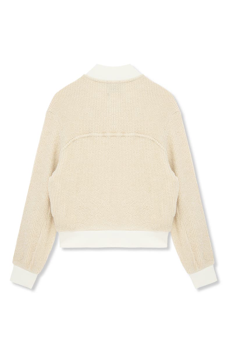 Truce Kids' Appliqué Bomber Jacket, Alternate, color, Tan