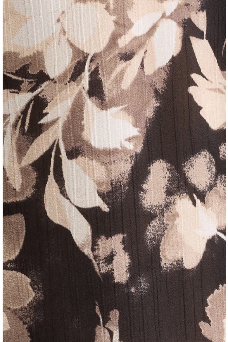 Floral Print Top, Alternate, color, ANNE BLACK/ LATTE MULTI
