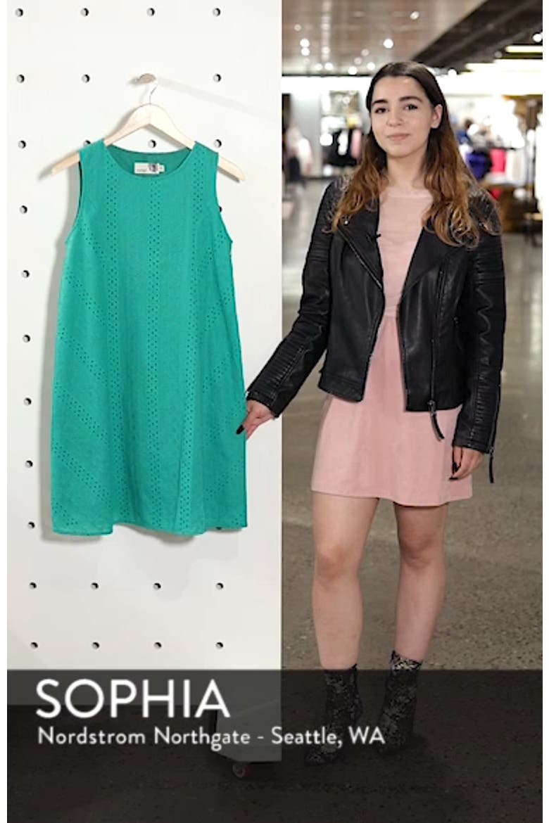 Eyelet Shift Dress video
