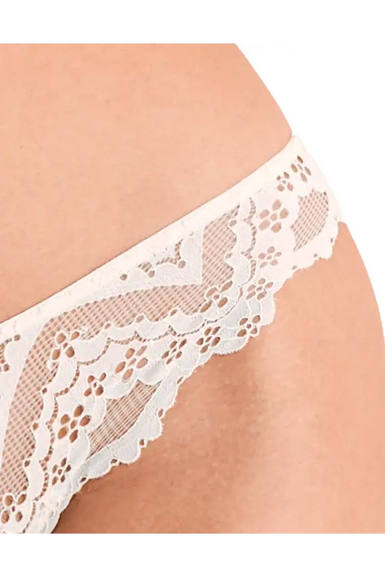 Farrah Bikini Panties, Alternate, color, Light white