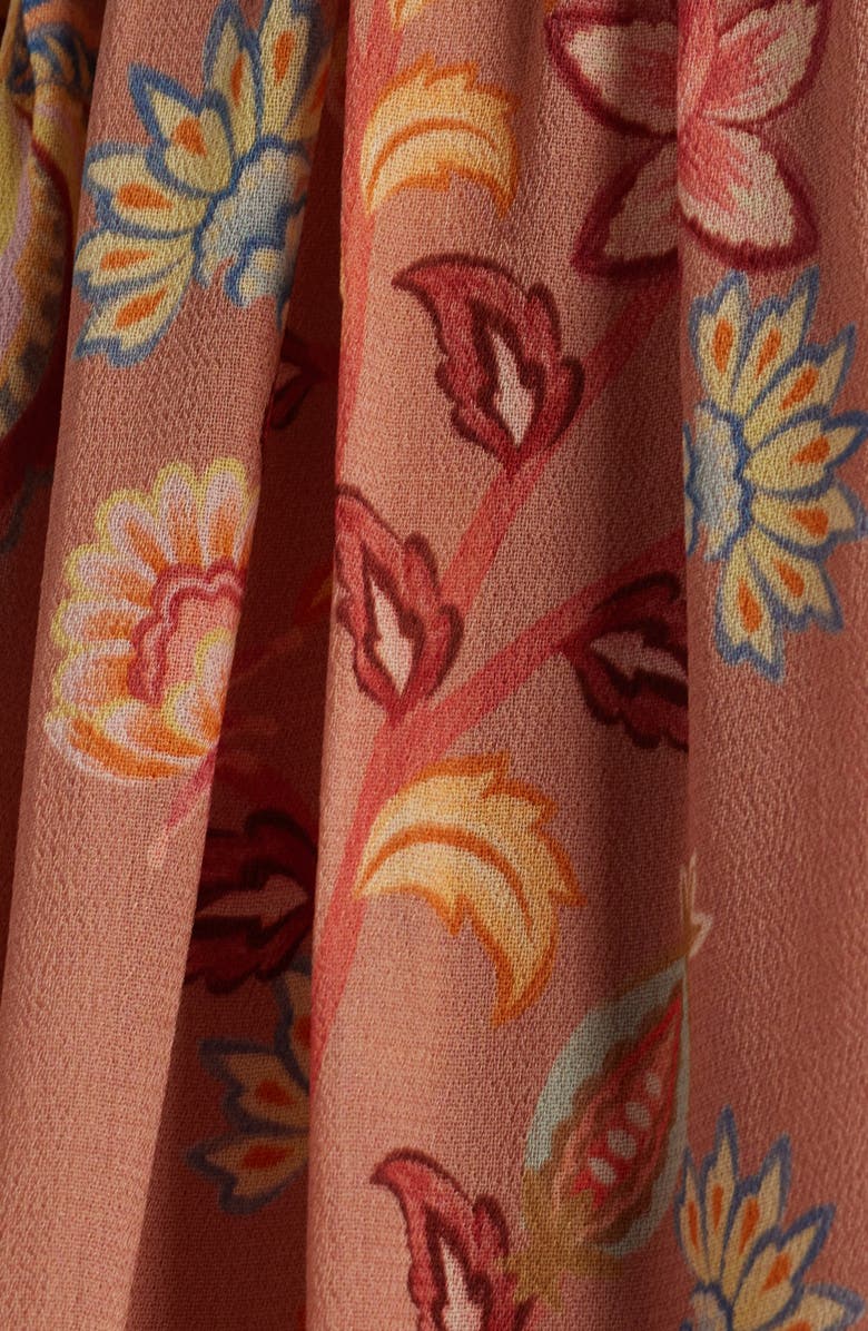 FARM Rio Boho Enhance Ruffled Maxi Skirt, Alternate, color, Boho Enchance Mocha