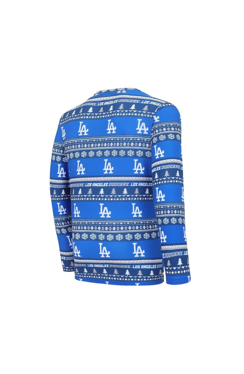 CONCEPTS SPORT Men's Concepts Sport Royal Los Angeles Dodgers Knit Ugly Sweater Long Sleeve Top & Pants Set, Alternate, color,