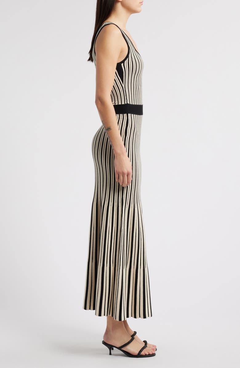 ZOE AND CLAIRE Stripe Sleeveless Sweater Dress, Alternate, color, 