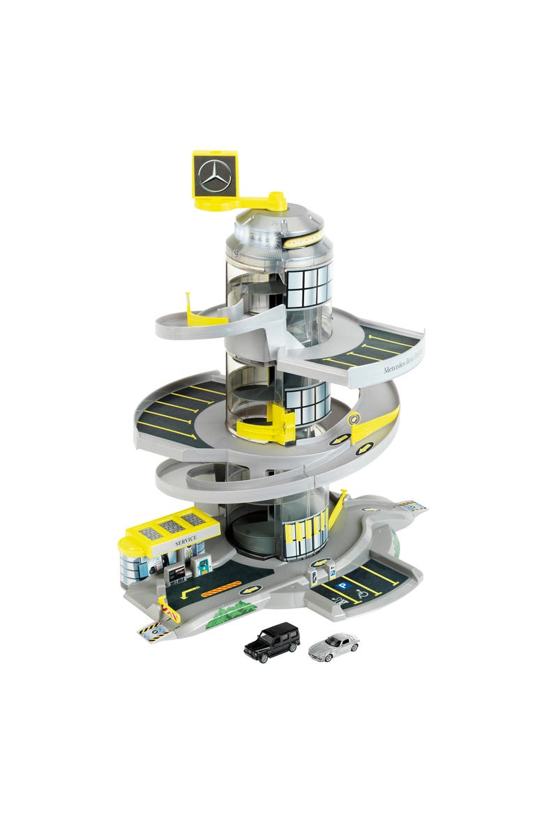Mercedes Benz Electric Car Parking Garage with Helix Elevator, Main, color, Multicolored