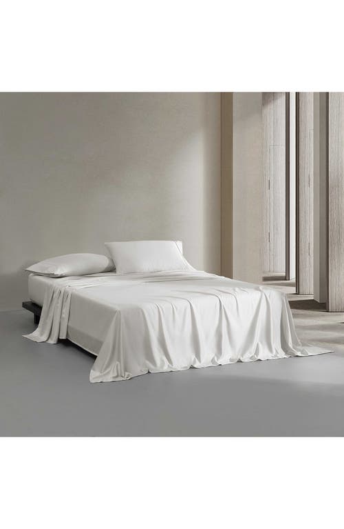 Calvin Klein Rekoop Sateen Sheet Set In Bone
