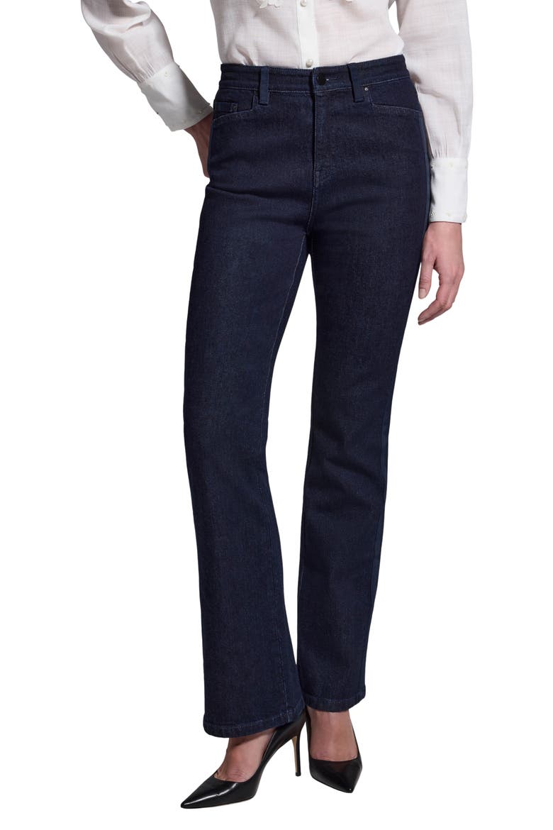 Breakaway Ribbon Trim Bootcut Jeans, Main, color, NIGHT