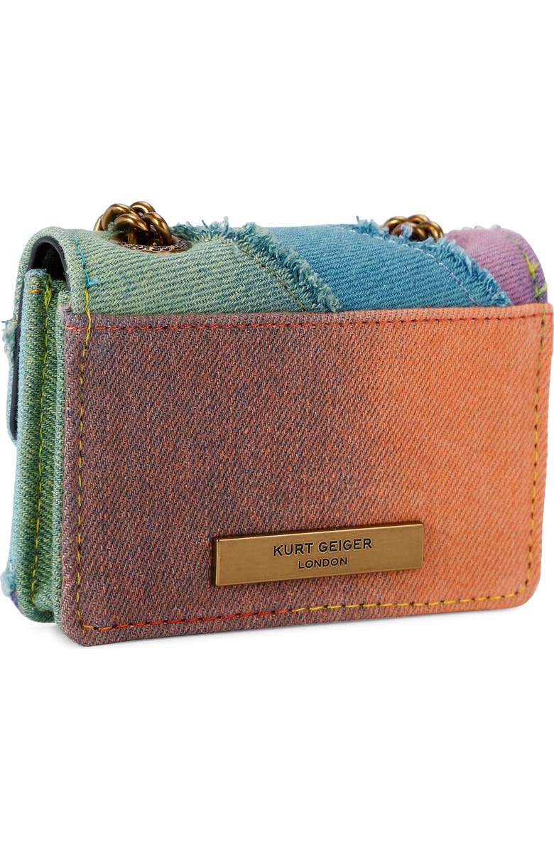 Kurt Geiger London Micro Kensington Denim Crossbody Bag, Alternate, color,
