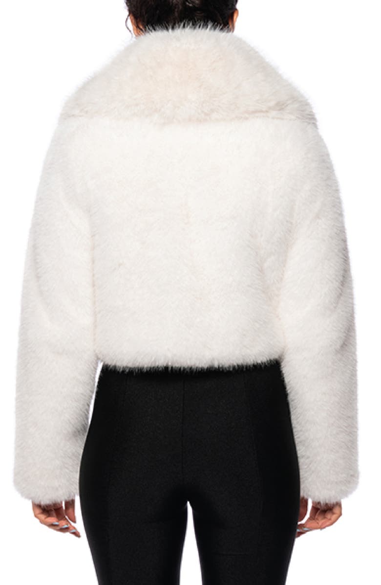 AZALEA WANG Crop Faux Fur Jacket, Alternate, color,