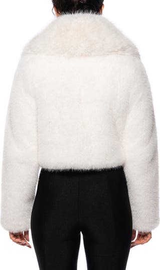 Crop Faux Fur Jacket