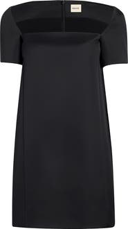Khaite Benji Square Neck Shift Dress