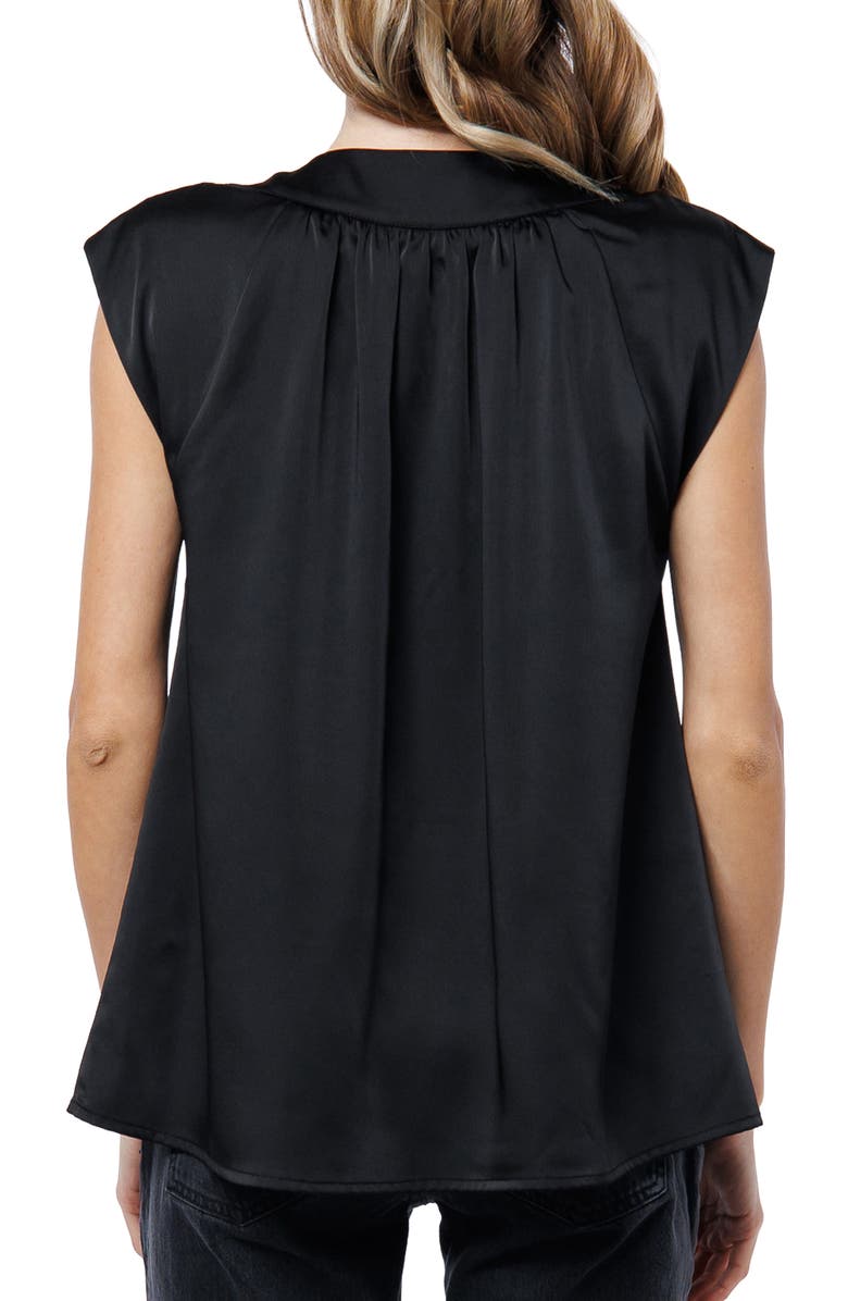 CIEBON Jessa Zip Top, Alternate, color, Black