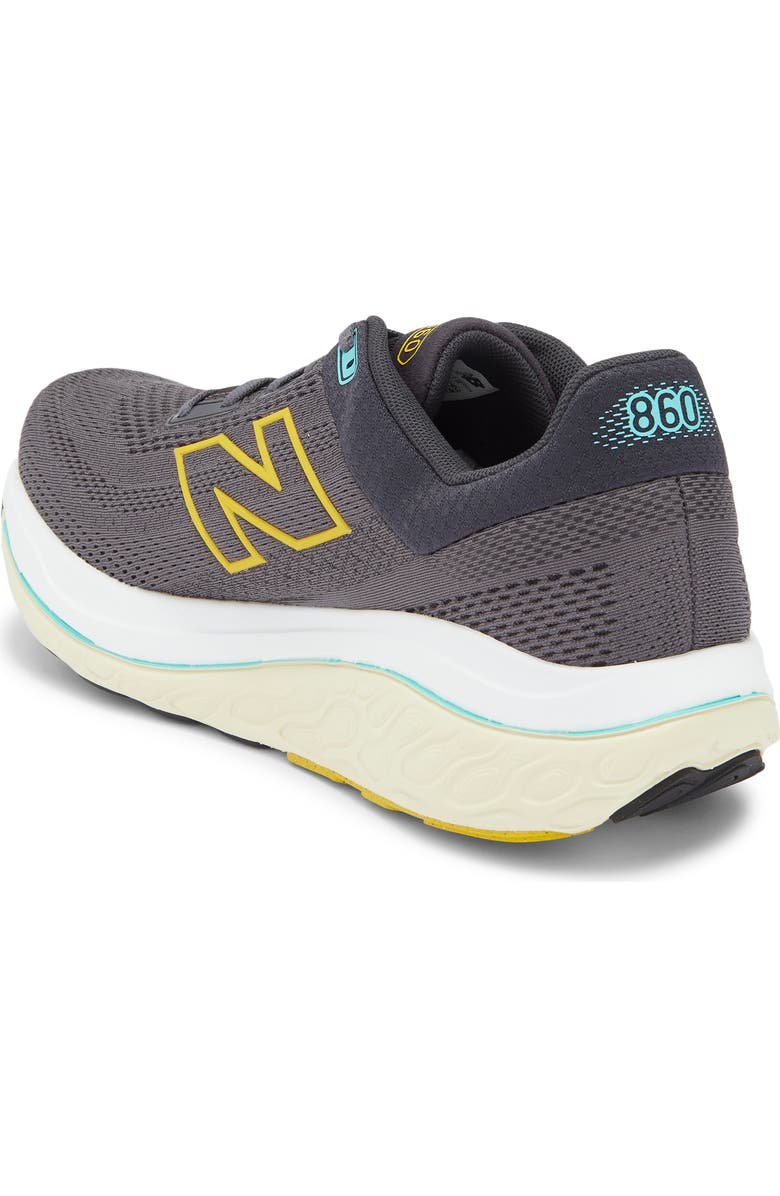 New Balance 860 Running Shoe, Alternate, color, Magnet/ Ginger Lemon