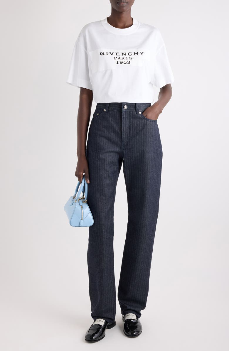 Givenchy Boxy Logo Graphic T-Shirt, Alternate, color, White