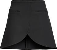 Courrèges Ellipse Heritage Tulip Hem Crepe Miniskirt